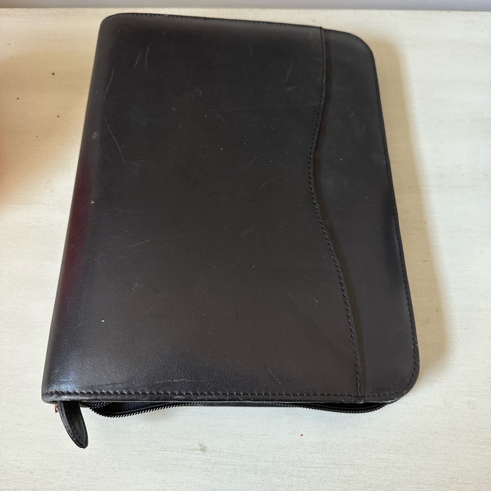 Day time leather planner